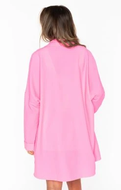 Show Me Your Mumu Johns Button Down Shirt ~ Electric Pink -Fashion Womens Discount Store MR1 4235 EP85 01 1