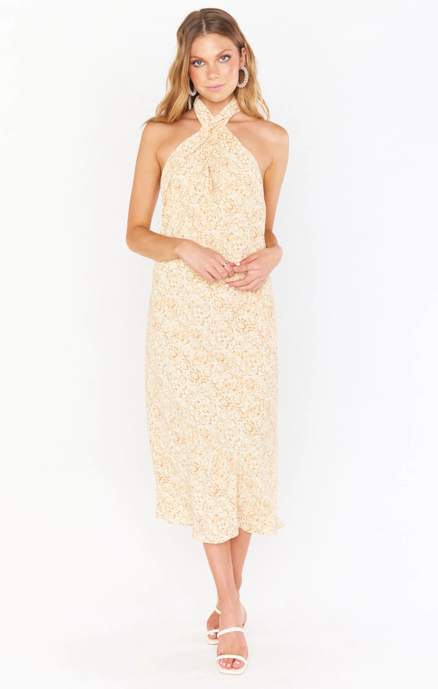 Show Me Your Mumu Jasmine Halter Midi Dress ~ Desert Snake 6 Show Me Your Mumu Jasmine Halter Midi Dress ~ Desert Snake - Image 4