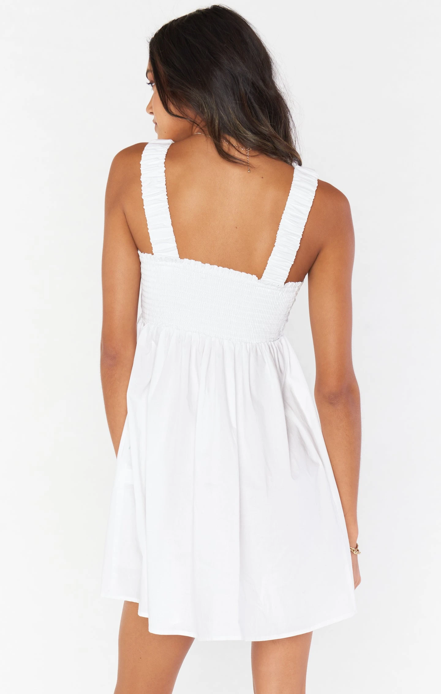 Show Me Your Mumu Fling Mini Dress ~ White Poplin 7 Show Me Your Mumu Fling Mini Dress ~ White Poplin - Image 5