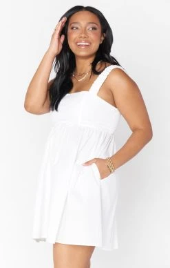 Show Me Your Mumu Fling Mini Dress ~ White Poplin 13 Show Me Your Mumu Fling Mini Dress ~ White Poplin -Fashion Womens Discount Store MR1 5105 XW05 01 2 b704a338 1f7e 4245 ab92 312483fbb697