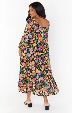 Show Me Your Mumu Day Or Night Midi Dress ~ Fruity Tango -Fashion Womens Discount Store MR1 5106X FT48 01