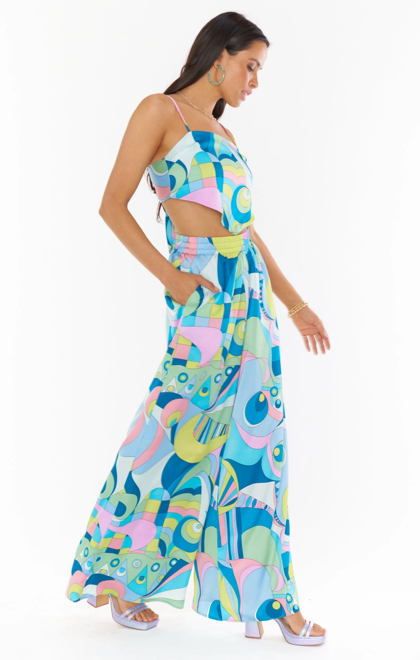 Show Me Your Mumu Irwin Pants ~ Go Go Luxe Satin 6 Show Me Your Mumu Irwin Pants ~ Go Go Luxe Satin - Image 4