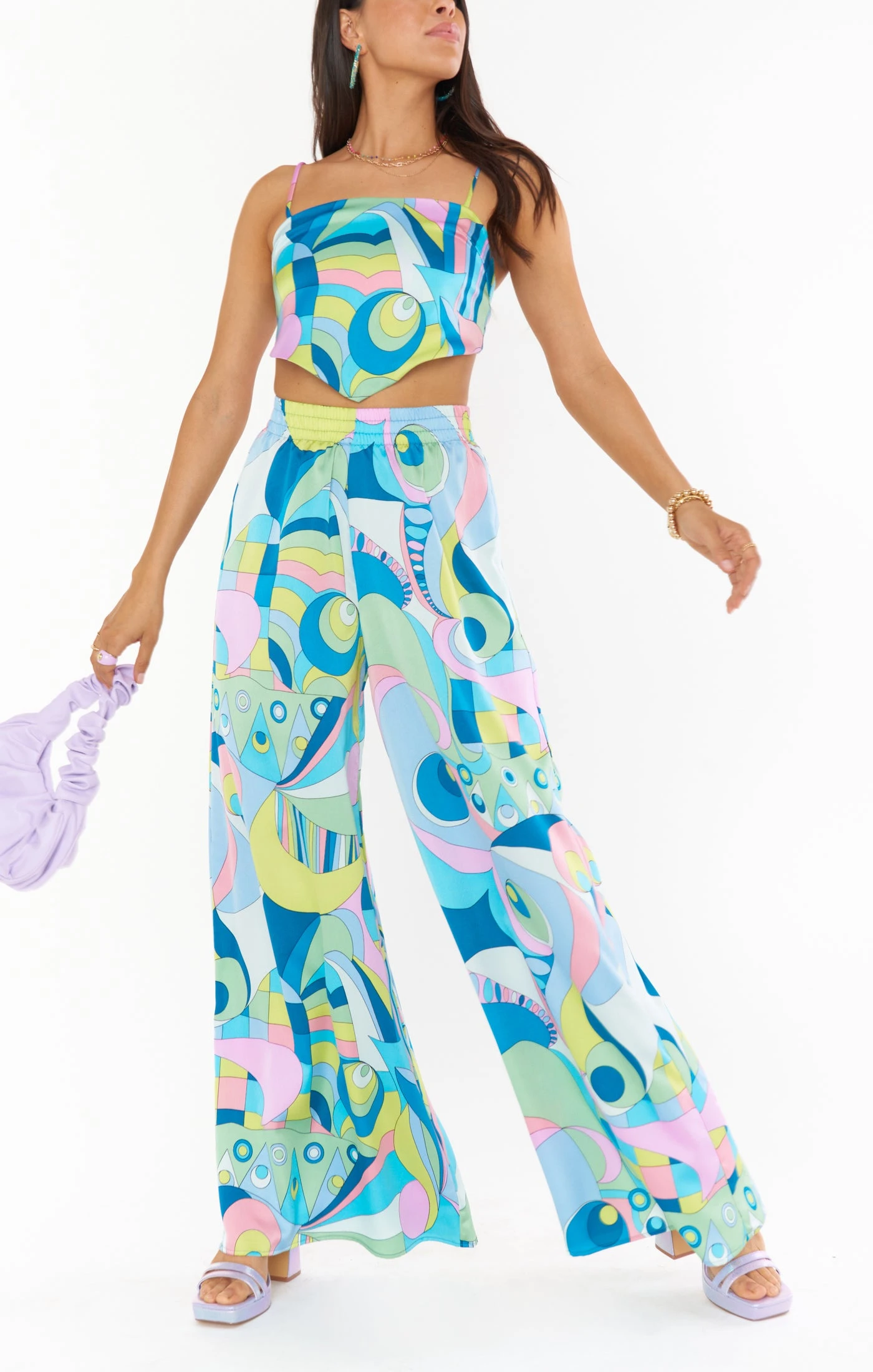 Show Me Your Mumu Irwin Pants ~ Go Go Luxe Satin 4 Show Me Your Mumu Irwin Pants ~ Go Go Luxe Satin - Image 2