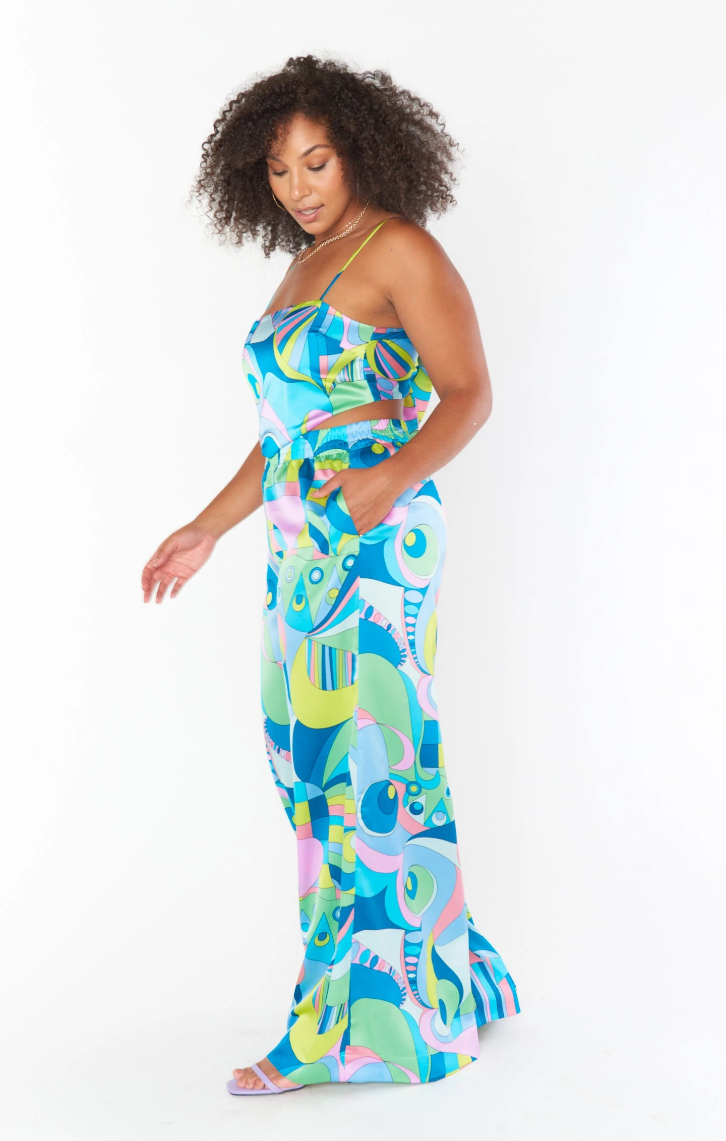 Show Me Your Mumu Irwin Pants ~ Go Go Luxe Satin 7 Show Me Your Mumu Irwin Pants ~ Go Go Luxe Satin - Image 5