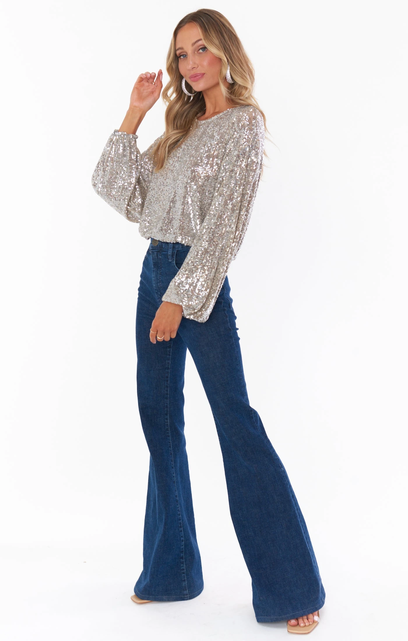 Show Me Your Mumu Good Times Top ~ Platinum Sequins 7 Show Me Your Mumu Good Times Top ~ Platinum Sequins - Image 5
