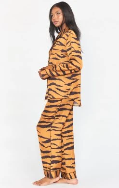 Show Me Your Mumu Paige PJ Set With Eye Mask ~ Great Tiger -Fashion Womens Discount Store MR9 1766 GT32 03
