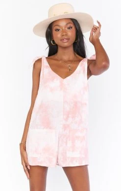 Show Me Your Mumu Tilda Tie Romper ~ Twisted Tie Dye Pink 22 Show Me Your Mumu Tilda Tie Romper ~ Twisted Tie Dye Pink -Fashion Womens Discount Store MS0 4170 PT87 01 b9329aae 70ca 4cc2 8de1 02e64a4e3c95