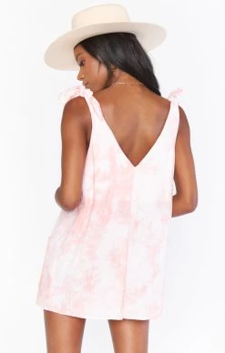 Show Me Your Mumu Tilda Tie Romper ~ Twisted Tie Dye Pink 16 Show Me Your Mumu Tilda Tie Romper ~ Twisted Tie Dye Pink -Fashion Womens Discount Store MS0 4170 PT87 03