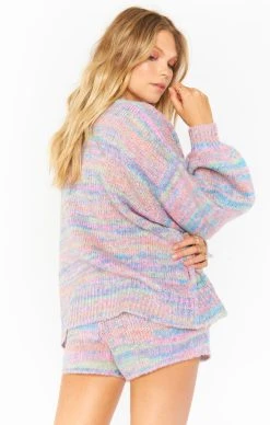 Show Me Your Mumu Pismo Sweater ~ Spacedye Knit -Fashion Womens Discount Store MS1 4574 SP83 01 9