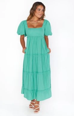 Show Me Your Mumu Linds Midi Dress ~ Parakeet Linen