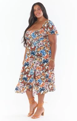 Show Me Your Mumu Brenda Midi Dress ~ Baileys Butterflies -Fashion Womens Discount Store MS2 4427X BF57 03 ae4933af 7edc 4547 b6c6 d5e2329ac3e9