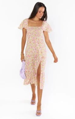 Show Me Your Mumu Brenda Midi Dress ~ Lovely Flowers