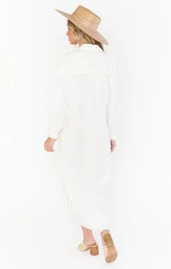 Show Me Your Mumu Captain Button Down Dress ~ Cream -Fashion Womens Discount Store MS2 4859 CR13 01 1