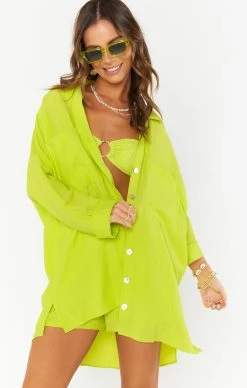 Show Me Your Mumu Hendrix Shorts ~ Citrine -Fashion Womens Discount Store MS2 5041 CI85 02