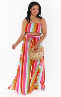 Show Me Your Mumu Journey Pants ~ Getaway Stripe -Fashion Womens Discount Store MS2 5056 XO57 01 1