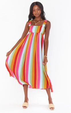 Show Me Your Mumu Fling Midi Dress ~ Getaway Stripe -Fashion Womens Discount Store MS2 5089 XO57 01 2 5a8f78d4 29c9 4dae 9e8f ad797ce3aa80