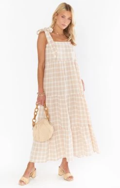 Show Me Your Mumu Arabella Maxi Dress ~ Cream Plaid 31 Show Me Your Mumu Arabella Maxi Dress ~ Cream Plaid -Fashion Womens Discount Store MS2 5276 TA05 01 64573c97 751f 4928 b2f8 ad2e3804f56b