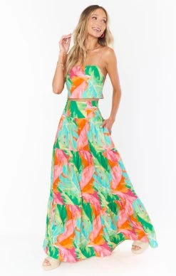 Show Me Your Mumu Melody Maxi Skirt ~ Tropics Palm 17 Show Me Your Mumu Melody Maxi Skirt ~ Tropics Palm -Fashion Womens Discount Store MS2 5299 TP56 01 7
