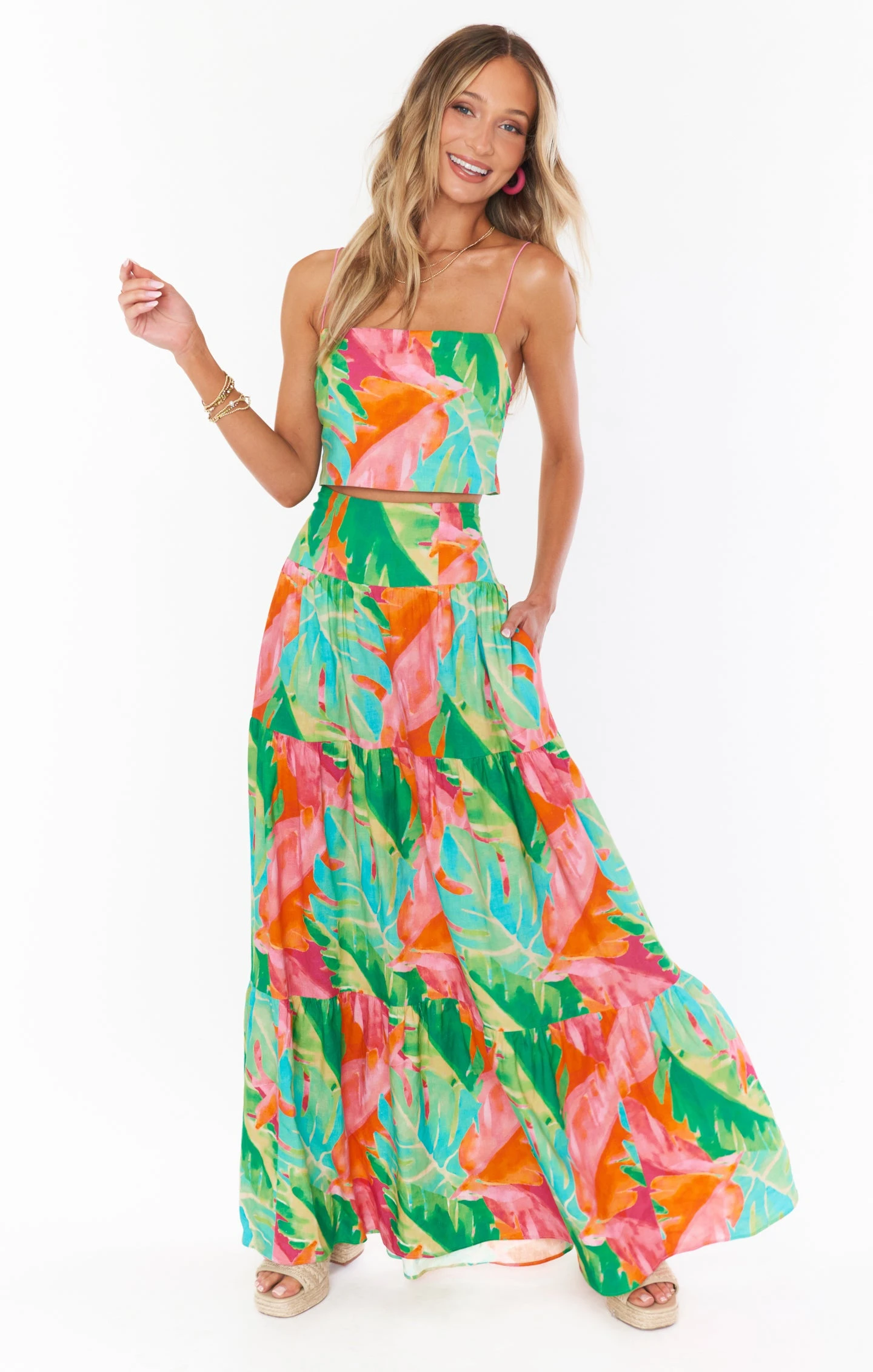 Show Me Your Mumu Melody Maxi Skirt ~ Tropics Palm 10 Show Me Your Mumu Melody Maxi Skirt ~ Tropics Palm - Image 8