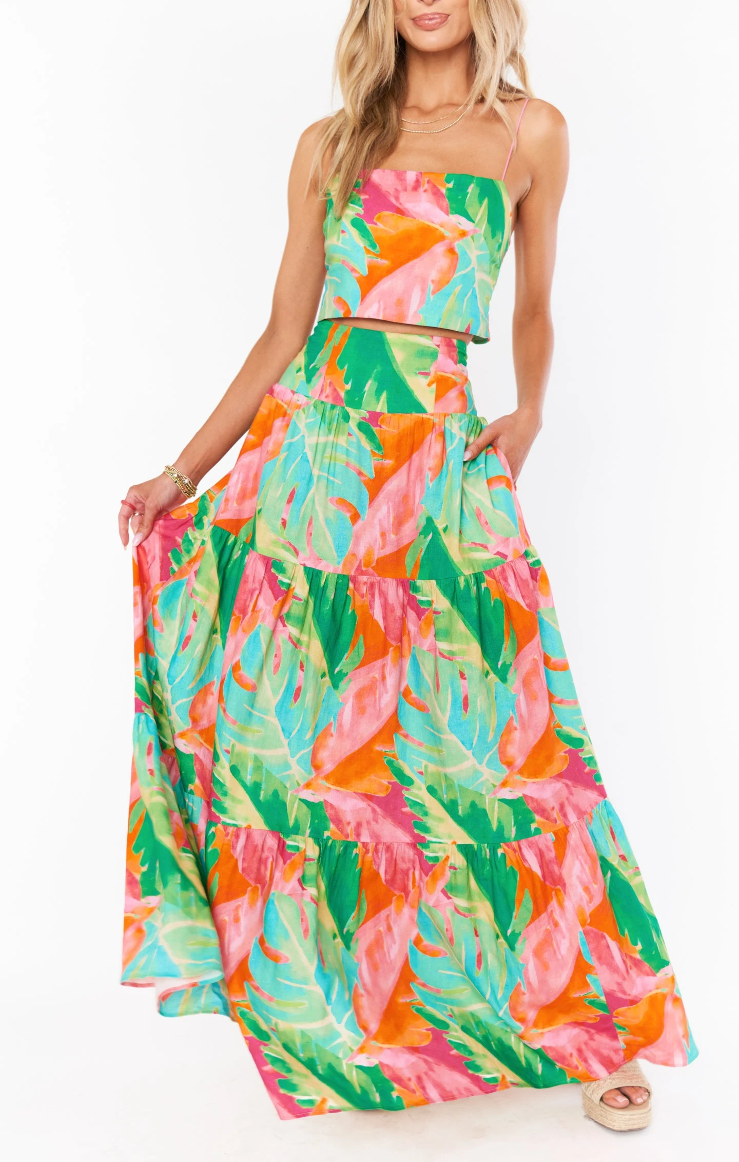 Show Me Your Mumu Melody Maxi Skirt ~ Tropics Palm 4 Show Me Your Mumu Melody Maxi Skirt ~ Tropics Palm - Image 2