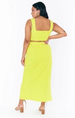 Show Me Your Mumu Cecilia Midi Skirt ~ Citrine Stretch 9 Show Me Your Mumu Cecilia Midi Skirt ~ Citrine Stretch -Fashion Womens Discount Store MS2 5317 CH58 01 3