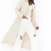 Show Me Your Mumu Trevor Trench ~ Off White 2 Show Me Your Mumu Trevor Trench ~ Off White -Fashion Womens Discount Store MS3 5210 OW05 03