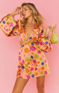 Show Me Your Mumu Go Out Cut Out Mini Dress ~ Poppin Poppy