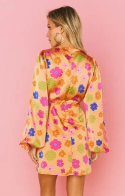 Show Me Your Mumu Go Out Cut Out Mini Dress ~ Poppin Poppy -Fashion Womens Discount Store MS3 5377 XC62 05