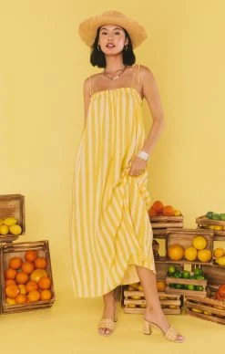 Show Me Your Mumu Angel Maxi Dress ~ Sunny Stripe