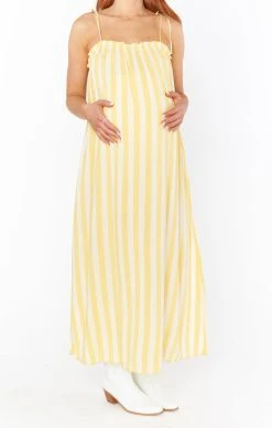 Show Me Your Mumu Angel Maxi Dress ~ Sunny Stripe -Fashion Womens Discount Store MS3 5425 YS01 05