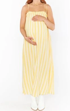 Show Me Your Mumu Angel Maxi Dress ~ Sunny Stripe -Fashion Womens Discount Store MS3 5425 YS01 06