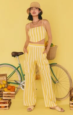 Show Me Your Mumu Scarf Top ~ Sunny Stripe -Fashion Womens Discount Store MS3 5431 YS01 01 03d59ac1 e11d 403f a81c a4ae3492f1d0