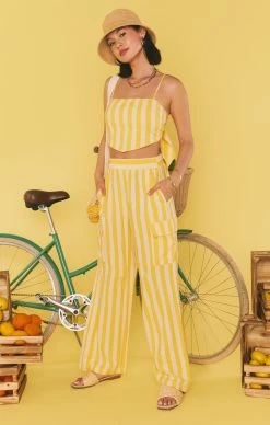 Show Me Your Mumu Scarf Top ~ Sunny Stripe -Fashion Womens Discount Store MS3 5431 YS01 03 67bd927e a166 4655 891b 1067648512a5