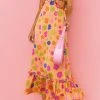Show Me Your Mumu Lane Midi Dress ~ Poppin Poppy
