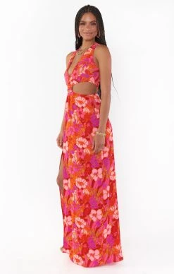 Show Me Your Mumu Tina Maxi Dress ~ Maui Mai Tai -Fashion Womens Discount Store MS3 5619 MM48 03