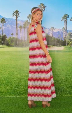 Show Me Your Mumu Nice Midi ~ Riviera Zigzag Crochet -Fashion Womens Discount Store MS3 5655 KN99 03