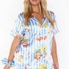 Show Me Your Mumu Slumber PJ Set ~ Fruit Basket Stripe -Fashion Womens Discount Store MS9 1525 FC80 01 1