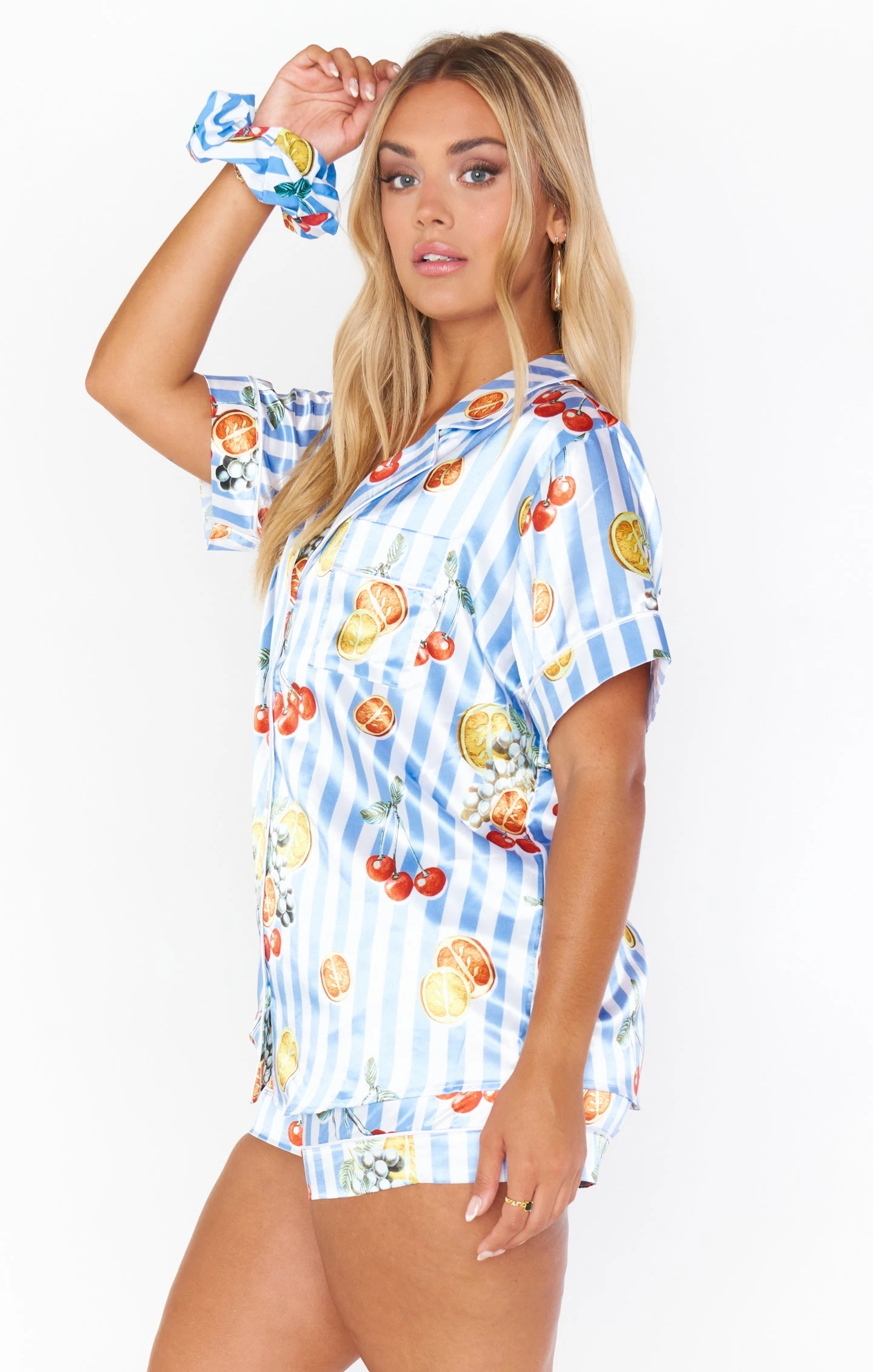 Show Me Your Mumu Slumber PJ Set ~ Fruit Basket Stripe 4 Show Me Your Mumu Slumber PJ Set ~ Fruit Basket Stripe - Image 2