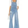 Show Me Your Mumu San Fran Overalls Carolina Blue