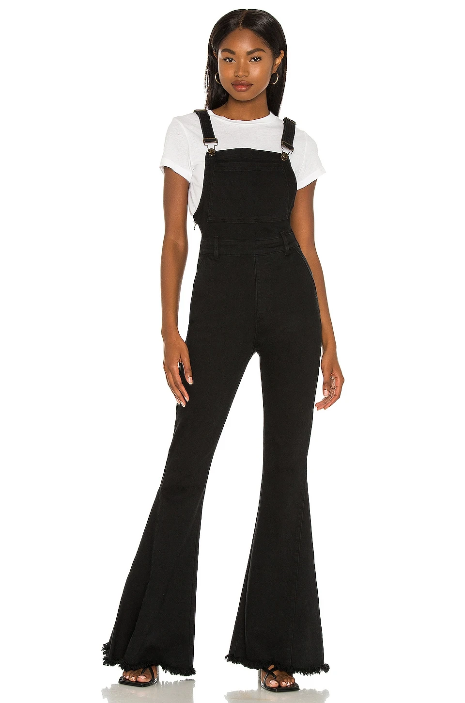 Show Me Your Mumu Berkeley Bell Overalls Washed Black 3 Show Me Your Mumu Berkeley Bell Overalls Washed Black
