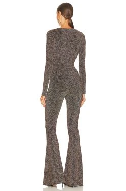 Show Me Your Mumu Martina Jumpsuit Squiggle Sparkle -Fashion Womens Discount Store SHOW WC38 V3