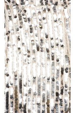Show Me Your Mumu Eden Midi Dress Platinum Party Sequins -Fashion Womens Discount Store SHOW WD469 V4