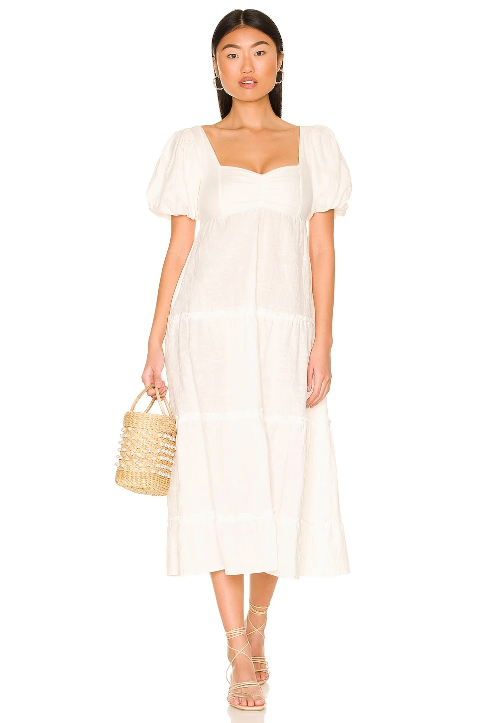 Show Me Your Mumu VESTIDO MIDI ODETTE White 3 Show Me Your Mumu VESTIDO MIDI ODETTE White