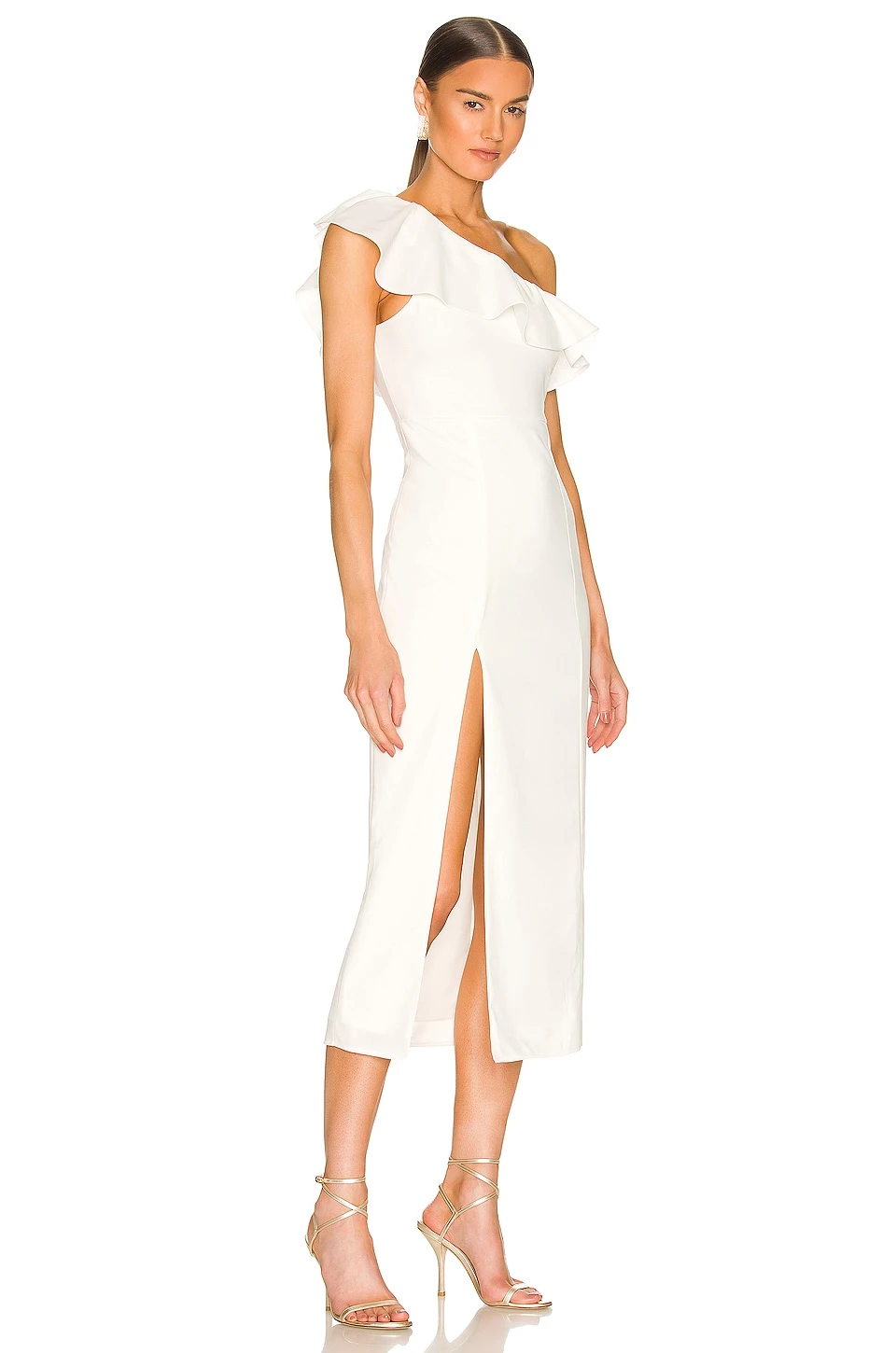 Show Me Your Mumu Florentine Midi Dress White Stretch 4 Show Me Your Mumu Florentine Midi Dress White Stretch - Image 2