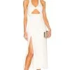 Show Me Your Mumu Luca Midi Dress White Stretch 1 Show Me Your Mumu Luca Midi Dress White Stretch -Fashion Womens Discount Store SHOW WD494 V1