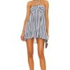 Show Me Your Mumu Johanna Mini Dress Sea Stripe -Fashion Womens Discount Store SHOW WD497 V1