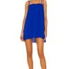 Show Me Your Mumu Angel Mini Dress Bright Blue