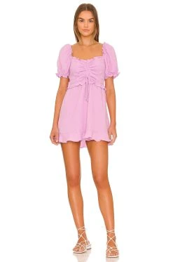 Show Me Your Mumu Sophie Mini Dress Bright Lilac
