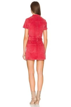 Show Me Your Mumu Outlaw Dress Rose Corduroy -Fashion Womens Discount Store SHOW WD515 V3