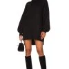 Show Me Your Mumu Chester Sweater Dress Black -Fashion Womens Discount Store SHOW WD524 V1